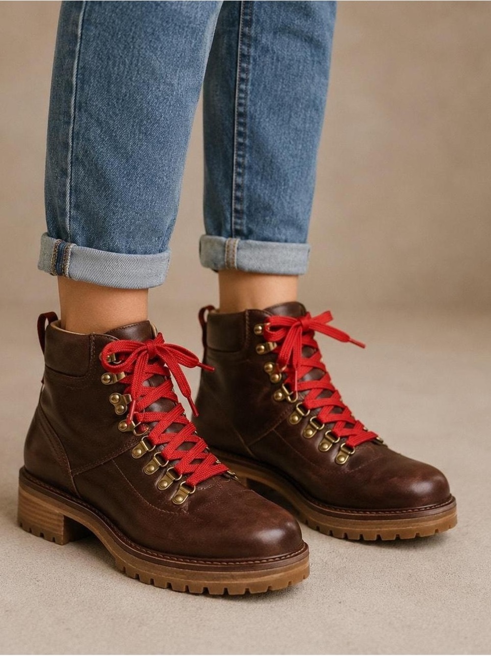 Tory Burch Women's Gunton Hiking Booties size 7